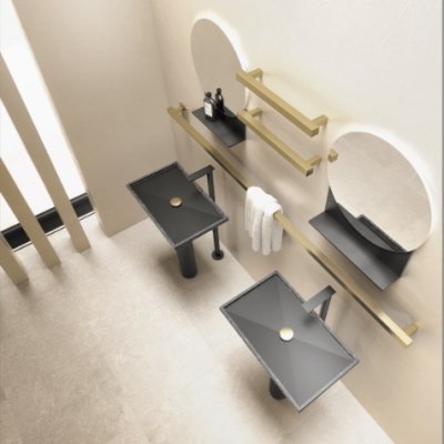 Emmesteel modello I Quadro полотенцесушарка електрична
