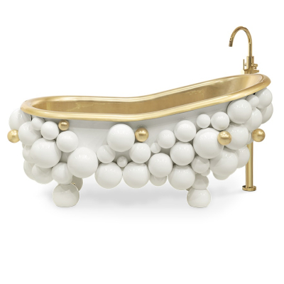 Maison Valentina NEWTON ванна окремостояща Bianco