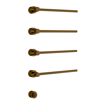 Margaroli Sole полотенцесушарка електрична 622 brushed copper PVD