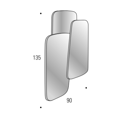 Edone Design дзеркало Irregular