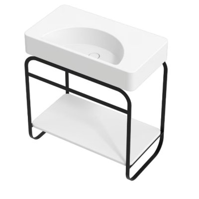 Alice ceramica Lunaris Раковина з консоллю 81
