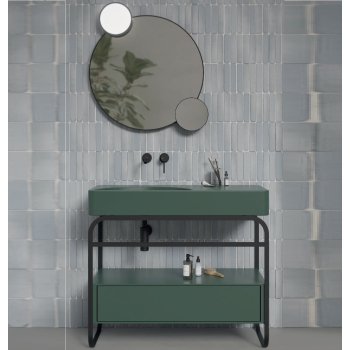 Alice ceramica Lunaris Раковина з консоллю 101
