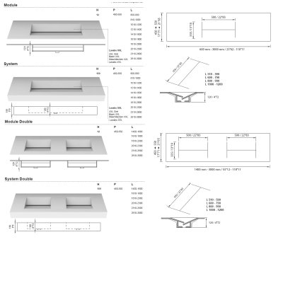 MomaDesign Horizontal Раковина підвісна 