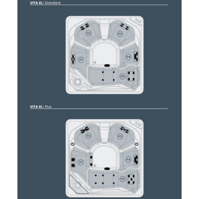 SPA басейн Novellini - Vita XL Spa 200*200