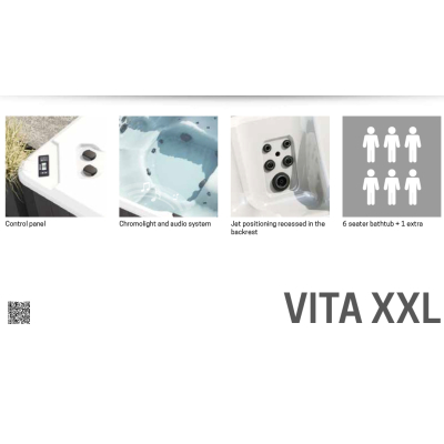 SPA басейн Novellini - Vita XXL Spa 215*215