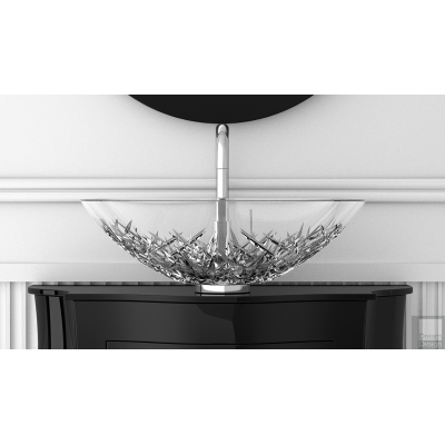 Glass Design Ice Oval small раковина настільна nero