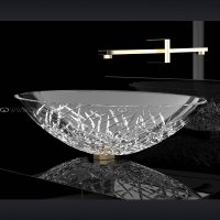 Glass Design Ice Oval XL раковина настільна