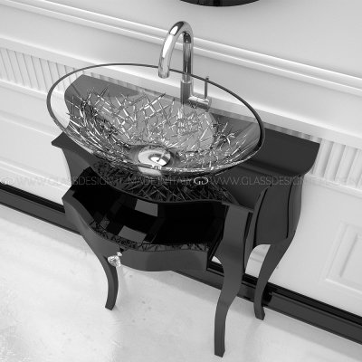 Glass Design Ice Oval small раковина настільна