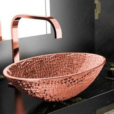 Glass Design Ice Oval Lux раковина настільна