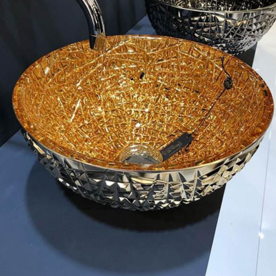 Glass Design Ice Oval Lux Xl раковина настільна