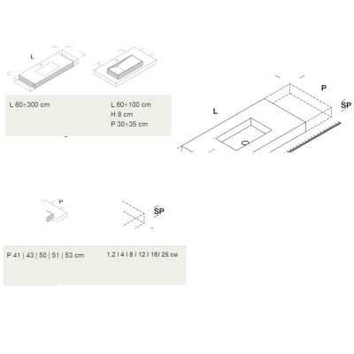 Rexa Design Unico D Taglio раковина Corian®