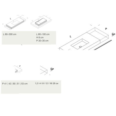 Rexa Design Unico D Taglio раковина Corian®