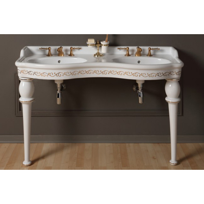 Bleu Provence Provence 800 раковина на колонах біла 140 см(dec)