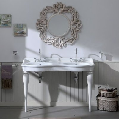 Bleu Provence Provence 800 раковина на колонах біла 140 см(BP8149C )