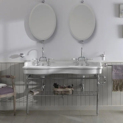 Bleu Provence Provence 800 раковина на колонах біла 140 см(BP8149C )