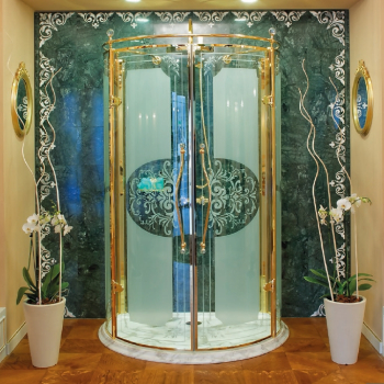 LineaTre Diadema душова кабіна золото