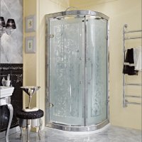 LineaTre Tiffany душова кабіна хром 90*90