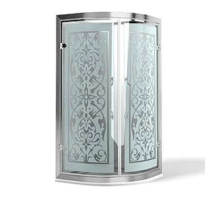 LineaTre Tiffany душова кабіна хром 90*90
