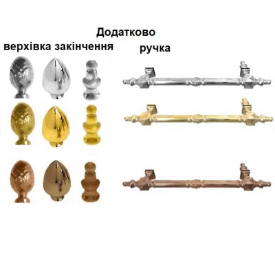 Megius Supreme душова в нішу, золото 160