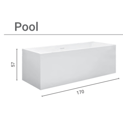 Nic Design Pool ванна окремостояча 170 см