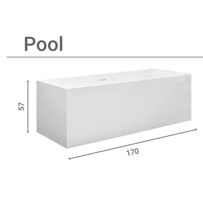 Nic Design Pool ванна окремостояча 170 см