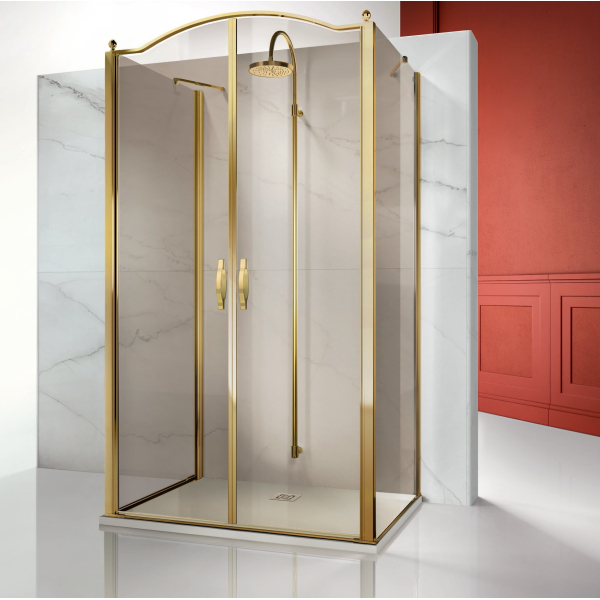 Vismara Vetro Gold душова кабіна пристінна 90*90*90