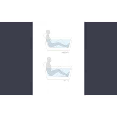Aquatica Lullaby Nano окремо стоїть ванна