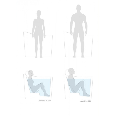 Aquatica True Ofuro Mini окрема ванна ванна