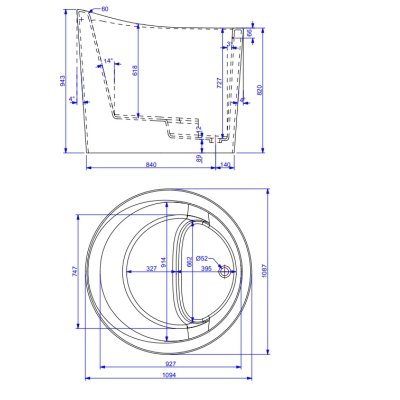 Aquatica True Ofuro Mini окрема ванна ванна