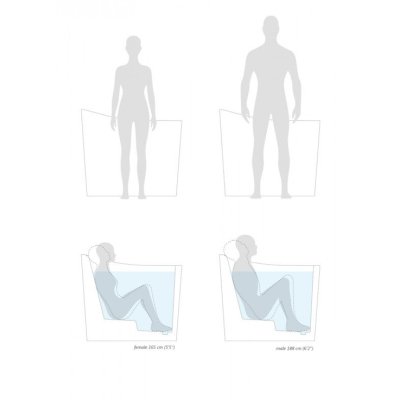 Aquatica True Ofuro окремо стоїть ванна