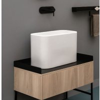 Axa Ceramica Cosa Раковина накладна біла глянець