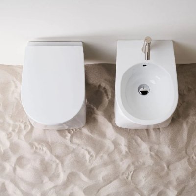 Axa Ceramica Dp Horim біде консольний чорний