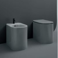 Axa Ceramica Delano біде сірий підлоговий Axa Ceramica Delano біде сірий підлоговий