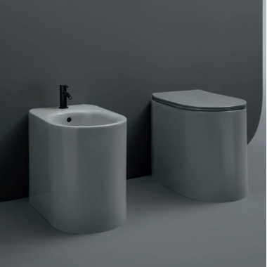 Axa Ceramica Delano біде сірий підлоговий