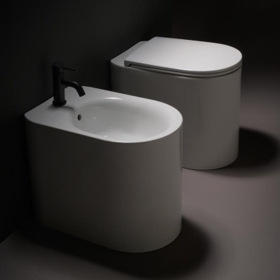 Axa Ceramica Delano біде сірий підлоговий
