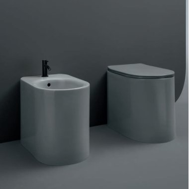 Axa Ceramica Delano біде сірий підлоговий