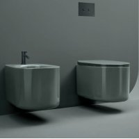 Axa Ceramica Delano біде консольний сірий