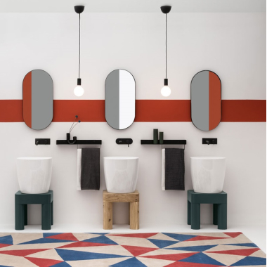Axa Ceramica Kracklite Раковина підлогова біла/дерево