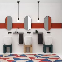 Axa Ceramica Kracklite Раковина підлогова біла/дерево Axa Ceramica Kracklite Раковина підлогова біла/дерево