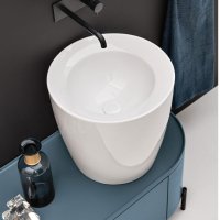 Axa Ceramica Kracklite Раковина накладна біла глянець