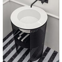 Axa Ceramica Skyland Раковина підлогова чорна/біла Axa Ceramica Skyland Раковина підлогова чорна/біла