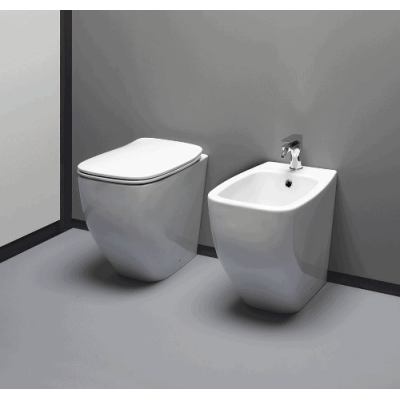 Axa Ceramica White Jam біде консольний білий