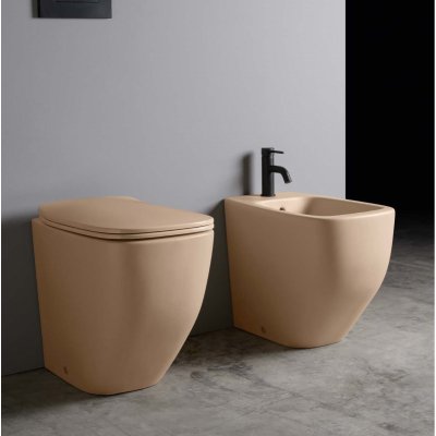 Axa Ceramica White Jam біде консольний чорний