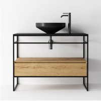 Alice ceramica EQUILIBRIUM+UNI Раковина з консоллю кольорова