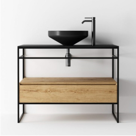 Alice ceramica EQUILIBRIUM+UNI Раковина з консоллю кольорова