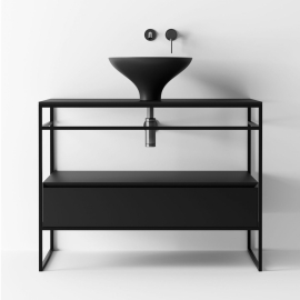 Alice ceramica EQUILIBRIUM+UNI Раковина з консоллю кольорова