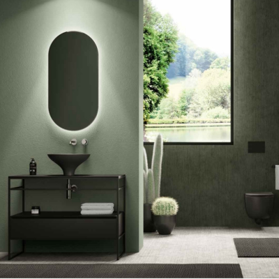 Alice ceramica EQUILIBRIUM+UNI Раковина з консоллю кольорова
