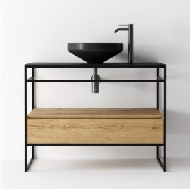 Alice ceramica EQUILIBRIUM+UNI Раковина з консоллю кольорова