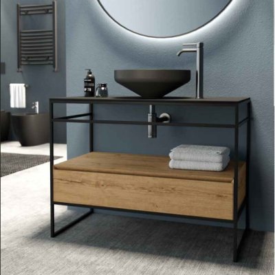 Alice ceramica EQUILIBRIUM+UNI Раковина з консоллю кольорова