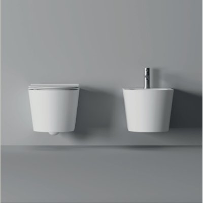 Alice ceramica - FORM Біде білий консольний глянець